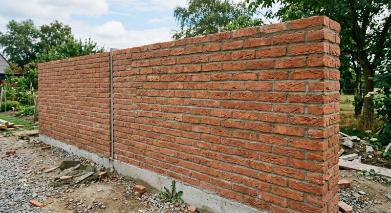 Brick Columns Installation in Worcester, MA