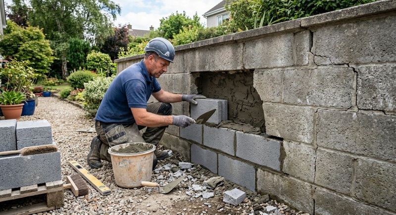 Cement Block Repair in Cleveland, OH